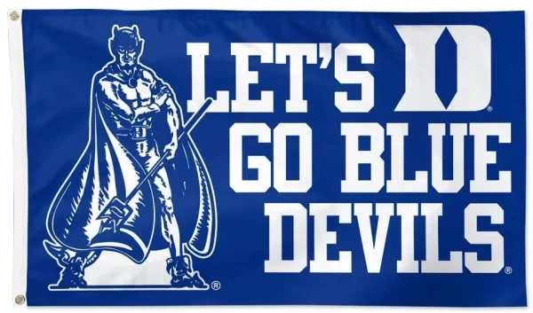 3×5FT Duke Blue Devils Flag – Let’s Go Blue Devils - $18.00