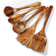 Wooden Spoons for Cooking Kitchen Utensils Set Non Stick Spoon Wood Utensil - $29.99