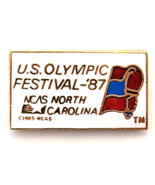 1987 US Olympic Festival North Carolina Pin NCAS Team USA Sports Collect... - $18.02 CAD