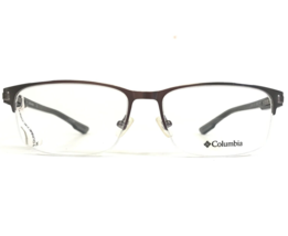 Columbia Eyeglasses Frames C3015 072 Gray Rectangular Half Rim 57-16-145 - $37.19