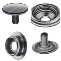 Stainless Steel Caps,Sockets,Studs,Eyelets Snap Fastener Kit Top Quality 4Pcs - £2.39 GBP