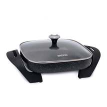 Starfrit the rock electric skillet 12 width non stick surface black thumb200