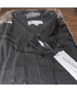 Classic Black Dress Shirt with Traditional Collar - $14.70