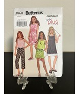 Girls Summer Sewing Pattern EASY Sewing Pattern Butterick 3860 UNCUT Sz ... - $9.72 CAD