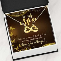 Express Your Love Gifts Mother Necklace You&#39;re My Blessing Mom Necklace Keepsake - £34.99 GBP