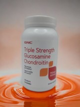 GNC Triple Strength Glucosamine Chondroitin 750mg/600mg 120 Caps Exp 04/... - £22.41 GBP