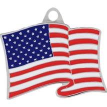 American Flag Enamel Keychain - £10.25 GBP