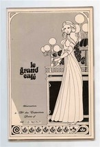 Le Grand Cafe Menu Boulevard des Capucines Paris France Sorbets Glaces Chocolate - £22.15 GBP