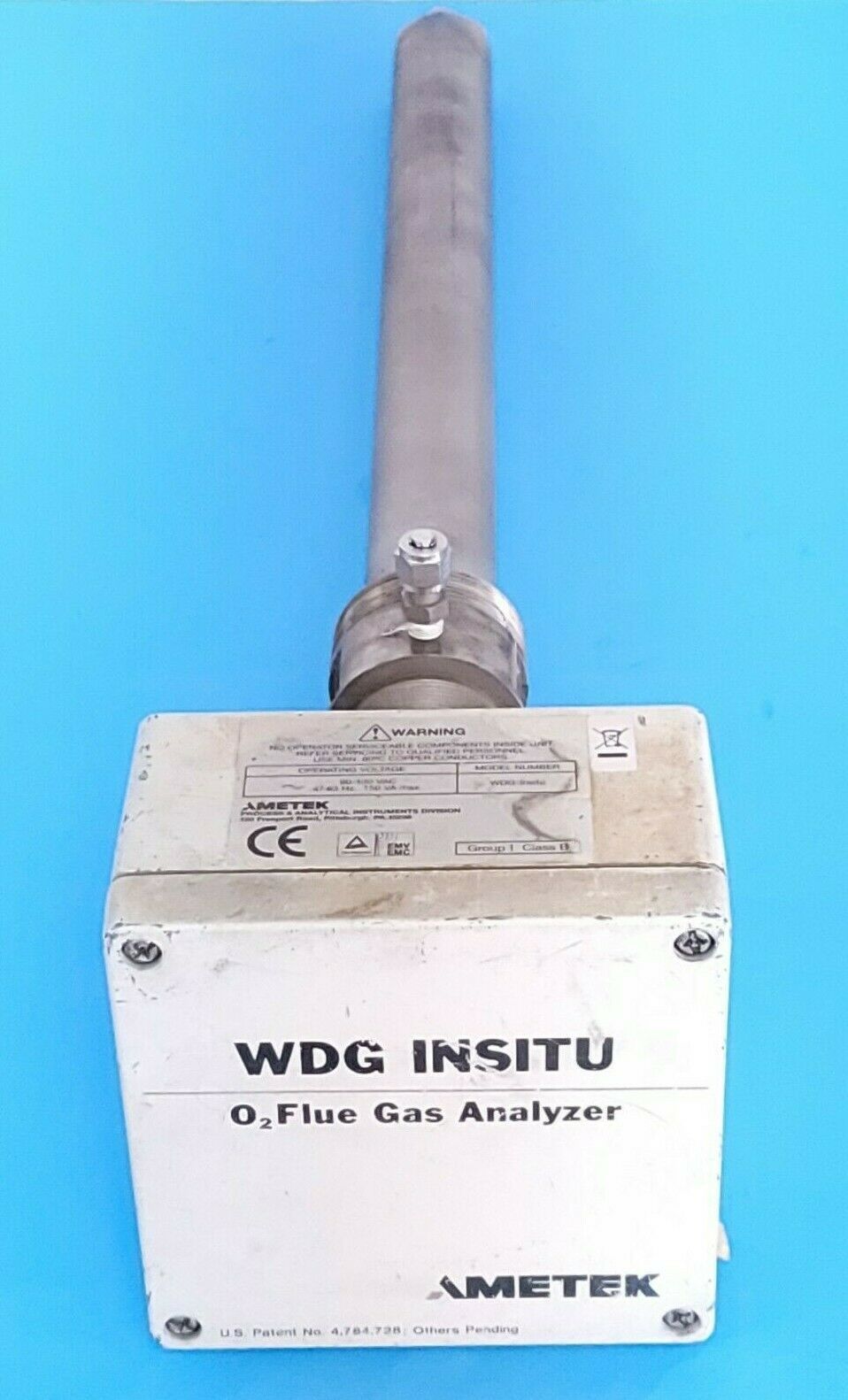 AMETEK WDG INSITU O2 FLUE GAS ANALYZER 90130VAC 4763HZ 150 VA MAX