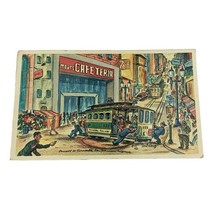 San Francisco, CA Postcard &quot;MOARS CAFETERIA&quot; Artist-Signed TED LEWY Cabl... - £2.34 GBP