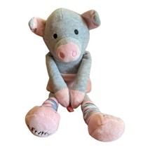 Scentsy Buddy 13” Sidekick Pippy The Pig Plush Gray Pink Nursery Scented... - £10.17 GBP