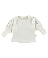 Petit Indi Organic Cotton Baby Long Sleeve Top Shoulder Straps 12 Months... - $617.40 MXN