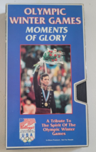 VHS Olympic Winter Games Moments of Glory A Tribute USA 1991 Cappy Produ... - $7.99