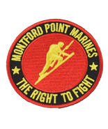 MONTFORD Point Marines Round Patch - Color - Veteran Owned Business. - £4.67 GBP