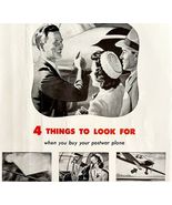 Kidde Extinguisher 1940s Advertisement Lithograph Post War Plane Guide D... - €43,22 EUR