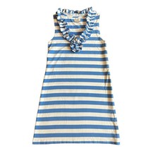 Kate Spade Blue White Stripe Lucille Dress Sleeveless Cotton Stretch Siz... - £33.54 GBP