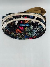 Kavu Canvas Spectator Waist Pack Belt Bag Fanny Pack Pouch Butterfly Floral - £19.02 GBP