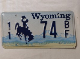 VINTAGE WYOMING LICENSE PLATES (PAIR)  NO LONGER IN USE-  PARK COUNTY 11... - $18.00