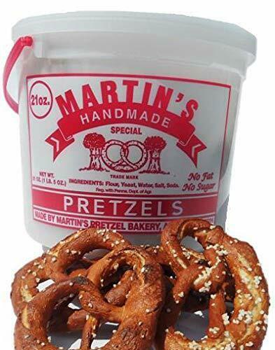 Martin's Handmade, Hand Twisted Pretzels with Salt- 21 oz. Tub - $29.65 - $41.53