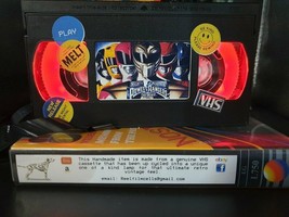 Retro VHS Lamp, Mighty Morphin Power Rangers ,Top Quality Amazing Fan Gift. - £14.98 GBP