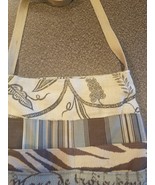 Fabric Burlap ~ Shoulder Bag ~ Purse ~ Multicolor ~ Unique Design ~ 10&quot; ... - $427.24 MXN
