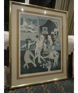 Miriam Dauber Lithograph Dancing People DÉCOR Art Framed-Pick ONE 1. - $285.48 CAD