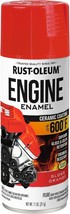 Rust-Oleum 363570 Engine Enamel Spray Paint, 11 oz, Gloss Orange - $18.39