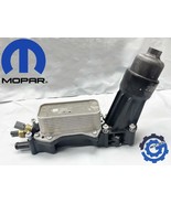 OEM Mopar Oil Cooler Filter Adapter Housing Assembly Dodge Jeep RAM 6810... - £204.65 GBP