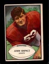 1953 Bowman #57 John Rapacz Vg+ Sp Ny Giants *X67551 - £11.94 GBP
