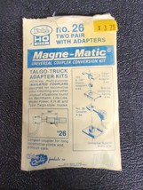 Kadee No. 26 Magne-Matic Insulated Couplers with Adaptors 2-Pair HO Scale - £11.75 GBP