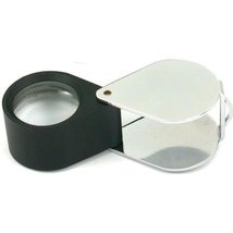10x Round Eye Loupe Jewelers Gem Folding Magnifier 21mm - £10.22 GBP