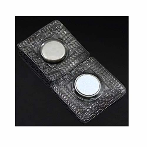 Bluemoona 10 Sets - 18mm 3/4" Hidden Invisible Sew-In Magnetic Snap PVC Closure