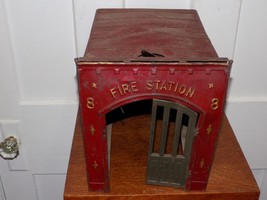 Vintage Kingsbury Metal Fire Station Toy - $396.00