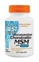 NEW Doctor&#39;s Best Glucosamine Chondroitin MSM with OptiMSM Joint Support Non-GMO - £22.03 GBP