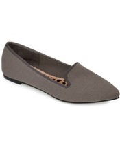JOURNEE COLLECTION Womens Vickie Flat Size 8 M Color Gray - £55.81 GBP