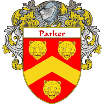 Parker Family Crest / Coat of Arms JPG and PDF - Instant Download - £2.29 GBP