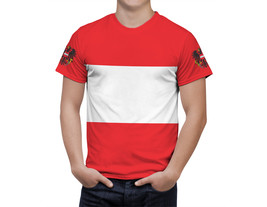 Austria T-shirt Proud Austria Flag Coat of Arms  Fan Sport T-Shirt Gift - £24.74 GBP