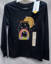 Girl's S (6/6X)  'Collect Adventures' Long Sleeve T shirt, Black - Cat & Jack image 2
