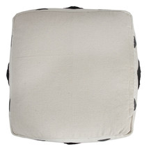 18" White 100% Cotton Ottoman - $2,935.60 MXN