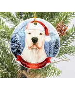 Assorted Dogo Argentino Howliday Dog Christmas Ornament Decoration - $15.49