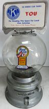 Ford  Penny Round Ball Gum Machine Circa 1940's #2 - $195.00