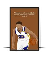 Stephen Curry Inspirational Quotes Wall ArtSports Motivational Art Print... - $15.99
