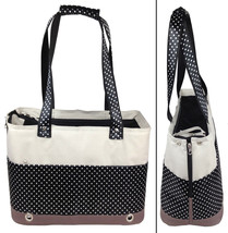 Fashion Tote Spotted Designer Fashion Travel Pet Dog Carrier bag - £29.96 GBP