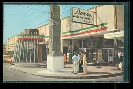 Vintage Postcard Tijuana Tourist Information Booth Avenida Revolution Mexico - £8.50 GBP