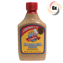 6x Bottles Woeber&#39;s Fresh Horseradish Mustard Sauce | Sandwich Pal | 16oz - $39.02
