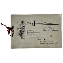1893 Colombian Exposition Chicago World&#39;s Fair Javanese Theatre Booklet ... - $140.25