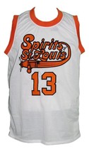 Moses Malone Spirits of St Louis Aba Custom Basketball Jersey New White ... - $34.99+