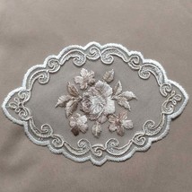 Applique Embroidered Tulle Lace 12×19 SWEET TRIMS 3BK-20063 Trimming - $4.49