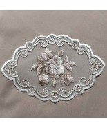 Embroidered Tulle Lace Application 12×19 Sweet Trims 3BK-20063 Trimming - $6.77 CAD