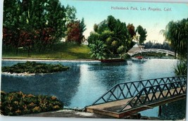 Bridges Postcard Hollenbeck Park Bridge Los Angeles California Posted 1909 - £12.51 GBP
